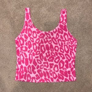 Pink cheetah tank